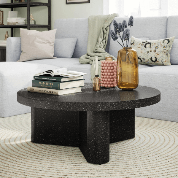 Contempo Round Coffee Table - The Drew Barrymore Flower Home Collection