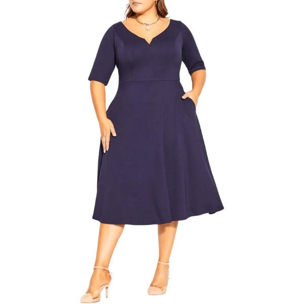 Cute Girl Fit & Flare Dress