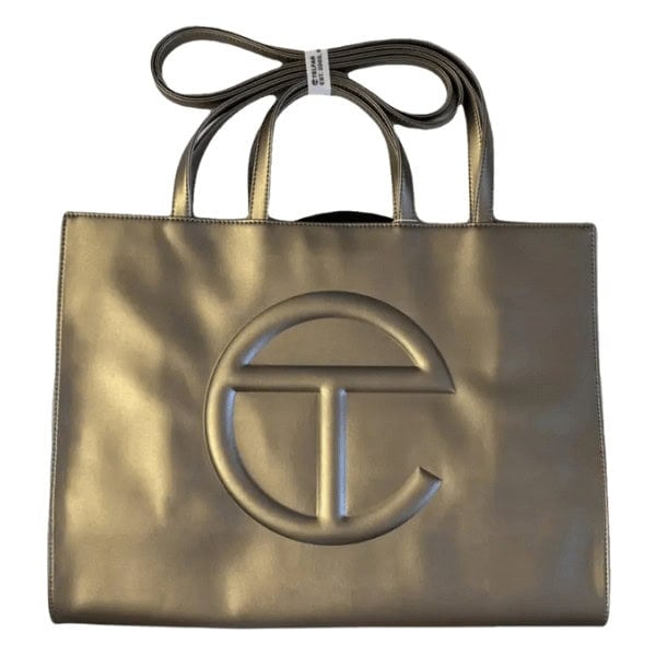 Large Shopping Bag Vegan Leather Tote