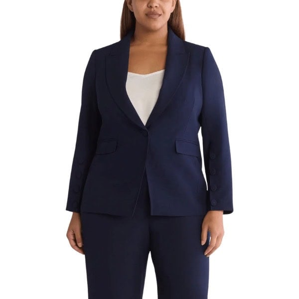 One-Button Blazer - Favorite Stores with Plus Size Options for Women
