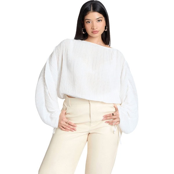 Plisse Dolman Top -Favorite Stores with Plus Size Options for Women