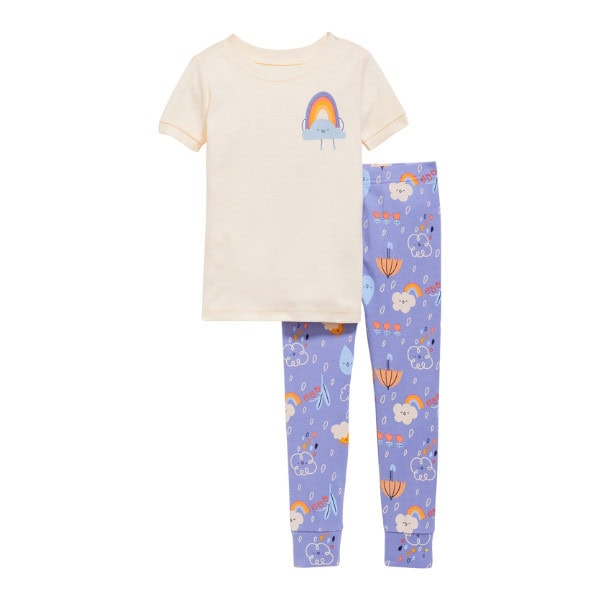 Snug-Fit Graphic Pajama Set for Toddler & Baby