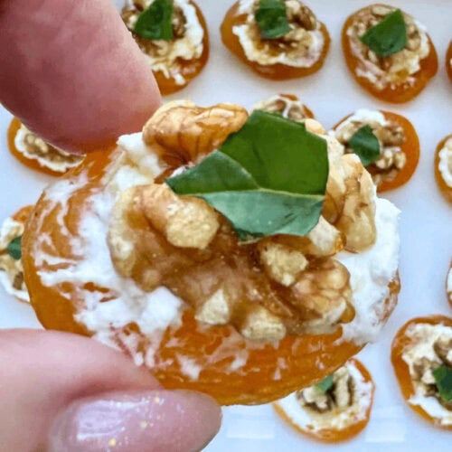 Dried Apricot Appetizers &#8211; Easy 1-Bite Party Food!