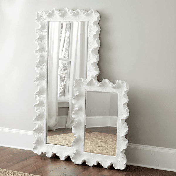 Atoll Rectangular Mirror - Modern and Classic Coastal Bedroom