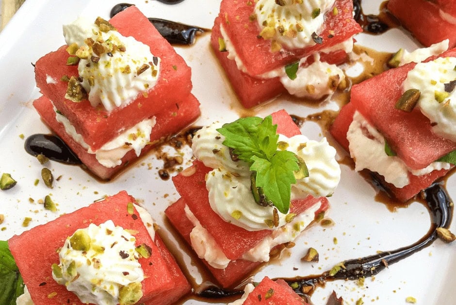 Delicious Watermelon Feta Bites