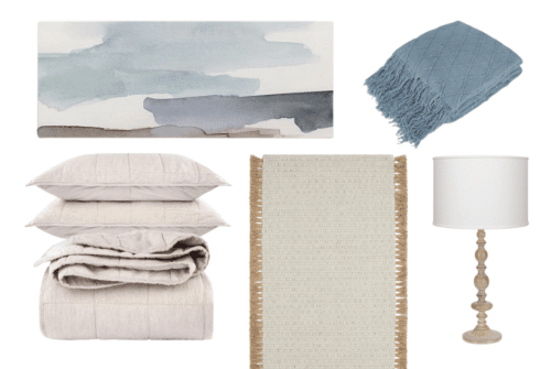 How To Create a Modern and Classic Coastal Bedroom on a Budget