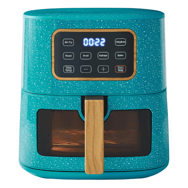 Air Fryer in Teal Speckle - The Pioneer Woman Clearance, Rollbacks and Markdowns