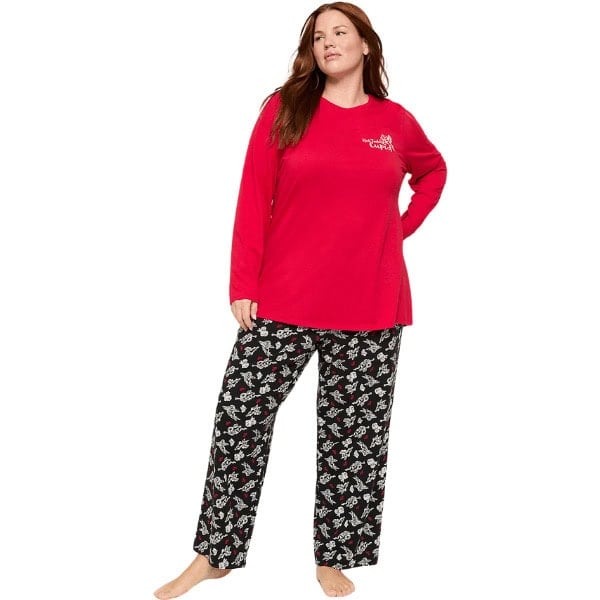 Comfy Cotton Long-Sleeve Tee & Pant PJ Set - Ultimate Guide To Shopping At Lane Bryant To Save The Most