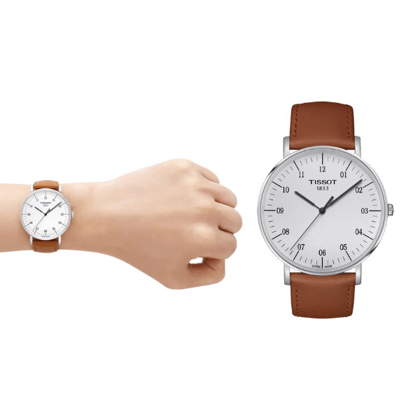 Everytime Leather Strap Watch - Nordstrom Rack Clearance