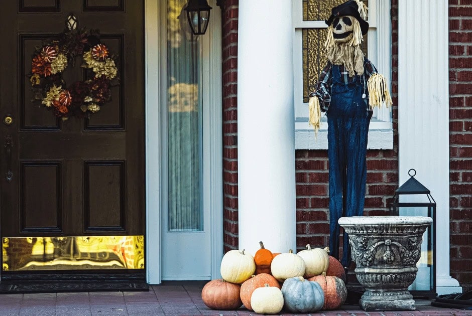 Halloween exterior home decor