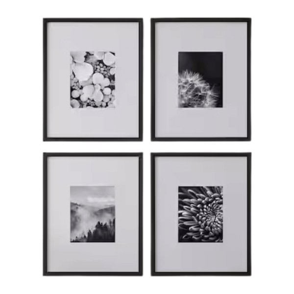 Set of 4 Matted Picture Frame Set