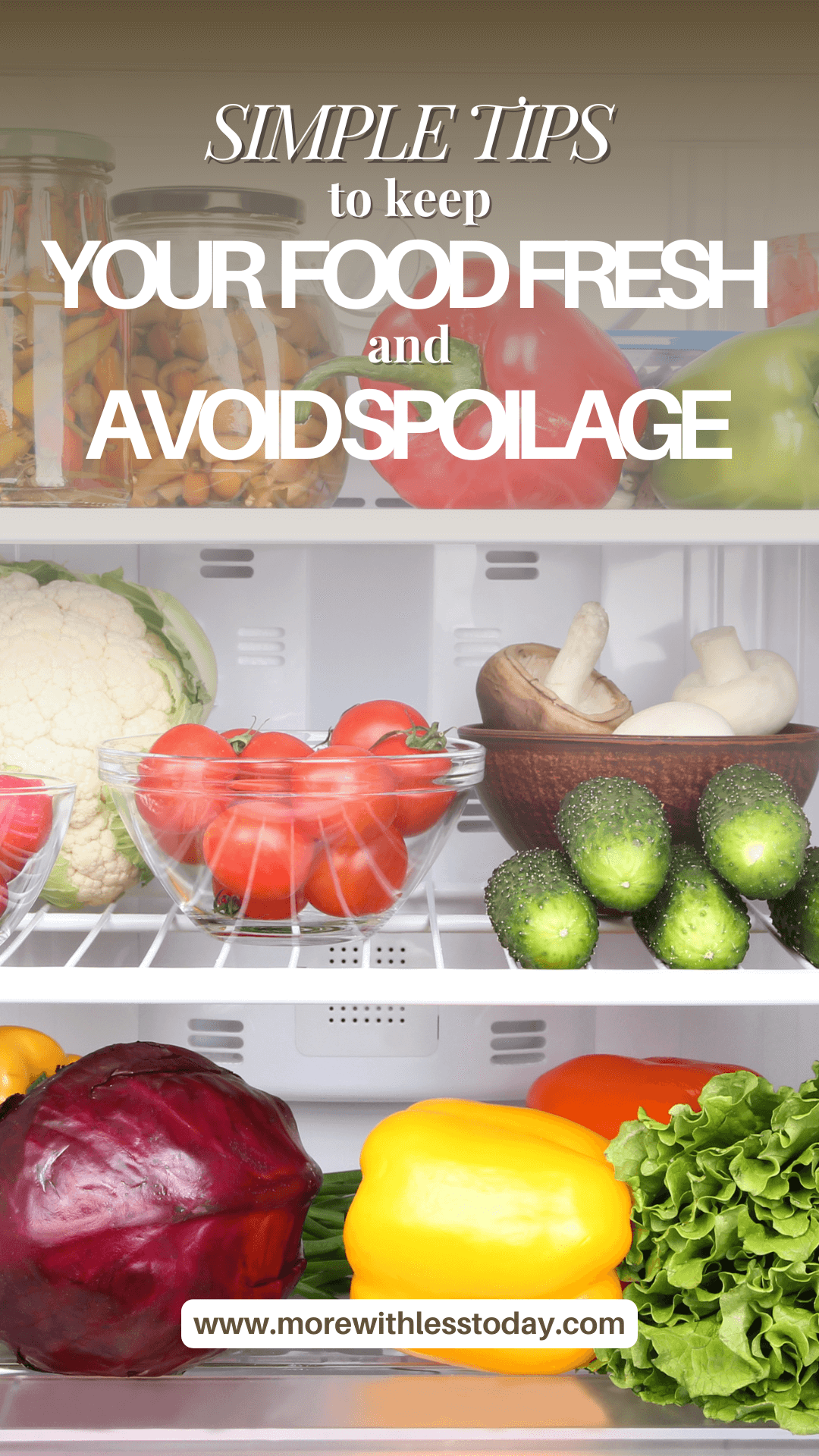 Simple Tips to Keep Your Food Fresh and Prevent Spoilage - PIN