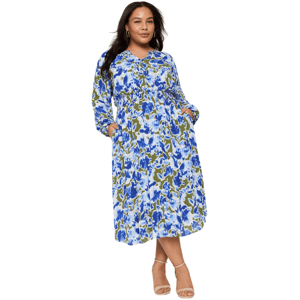 Smocked Neck & Waist Maxi Dress - Ultimate Guide To Shopping At Lane Bryant To Save The Most