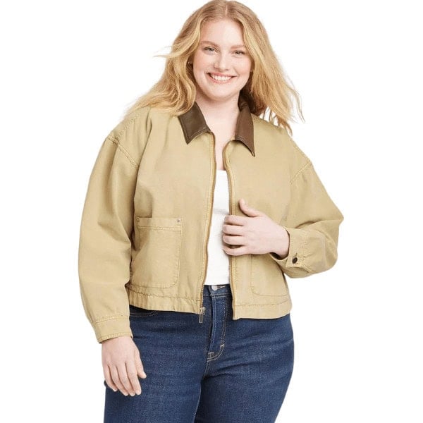 Barn Fashion Jacket - How to Create a Capsule Wardrobe with Target Plus Size Styles