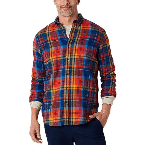 Classic Fit Long Sleeve Flannel Shirt - JCPenney Clearance Sale