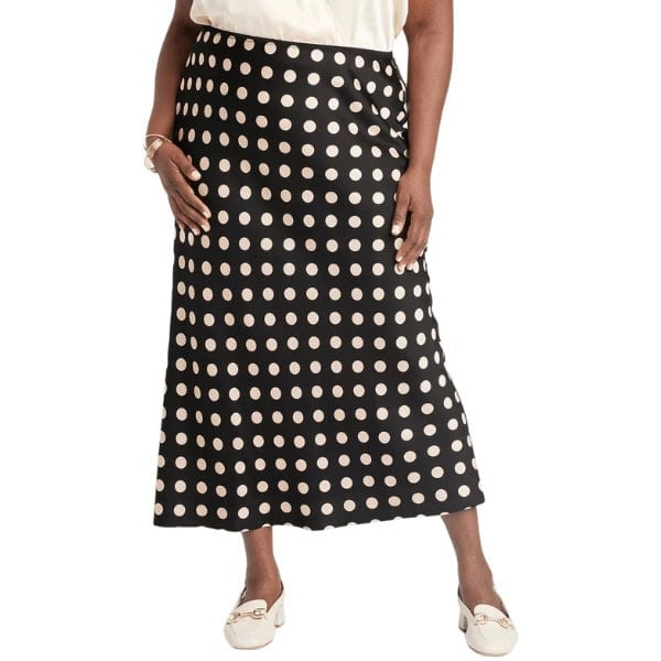 Maxi Slip Skirt - How to Create a Capsule Wardrobe with Target Plus Size Styles