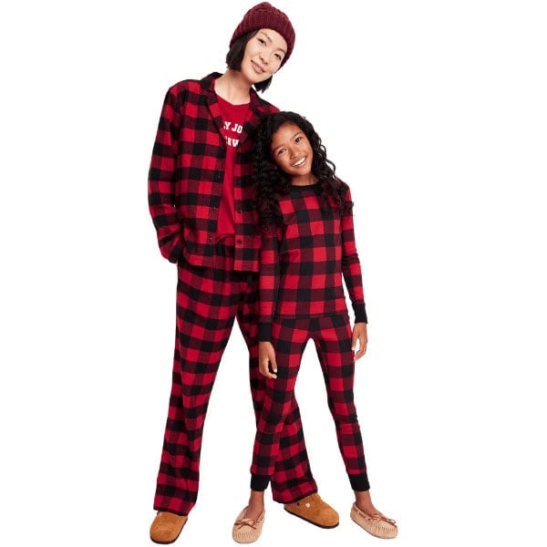 Buffalo Check Family Christmas Pajamas Set