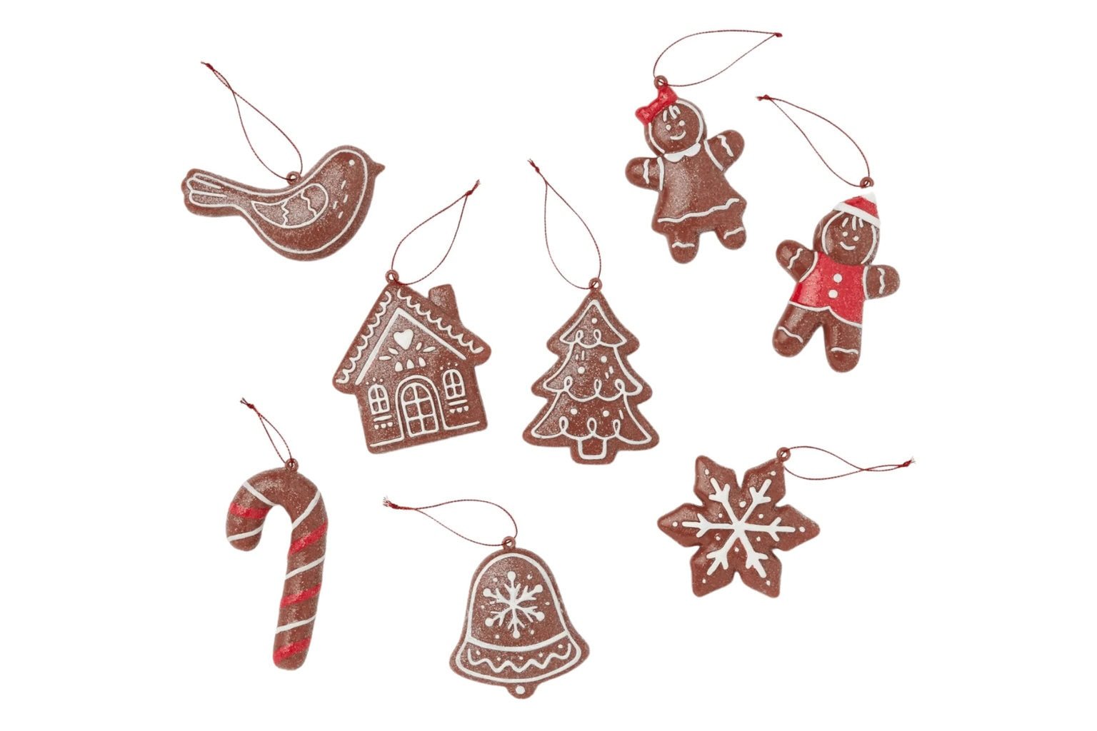 Glittered Gingerbread Cookies Ornament Set - Shop 2024 Christmas Tree Ornament Sets from Target's Designers