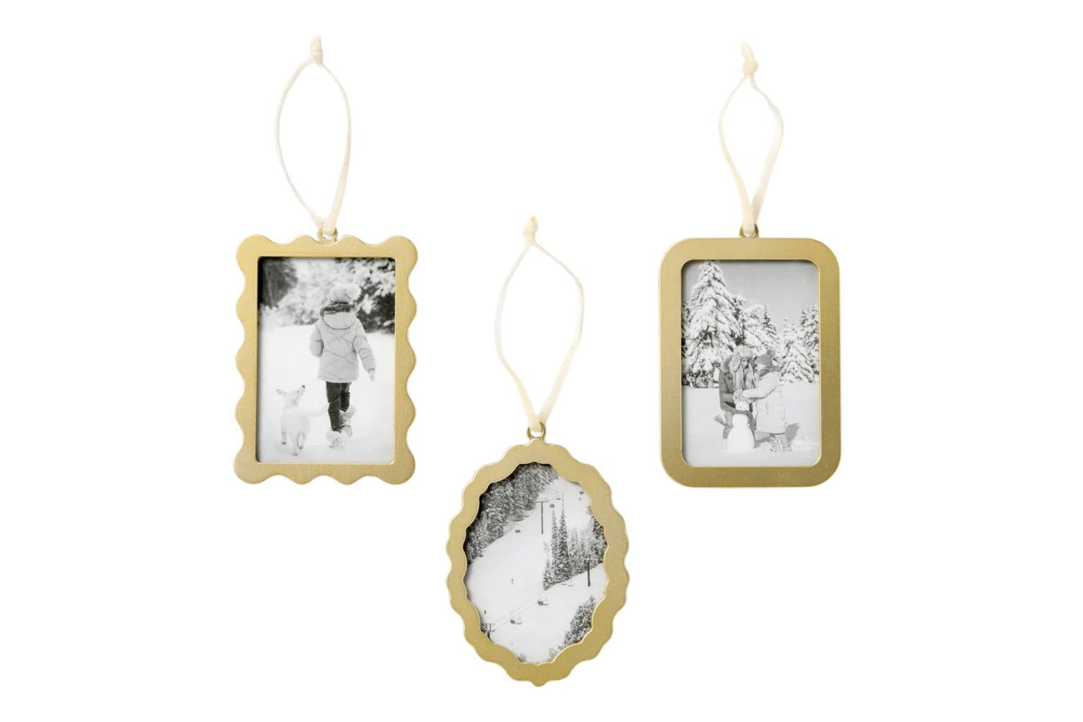 Gold Picture Frame Ornaments