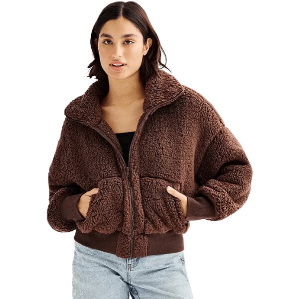 High Pile Full-Zip Jacket - Kohl's Clearance Deals