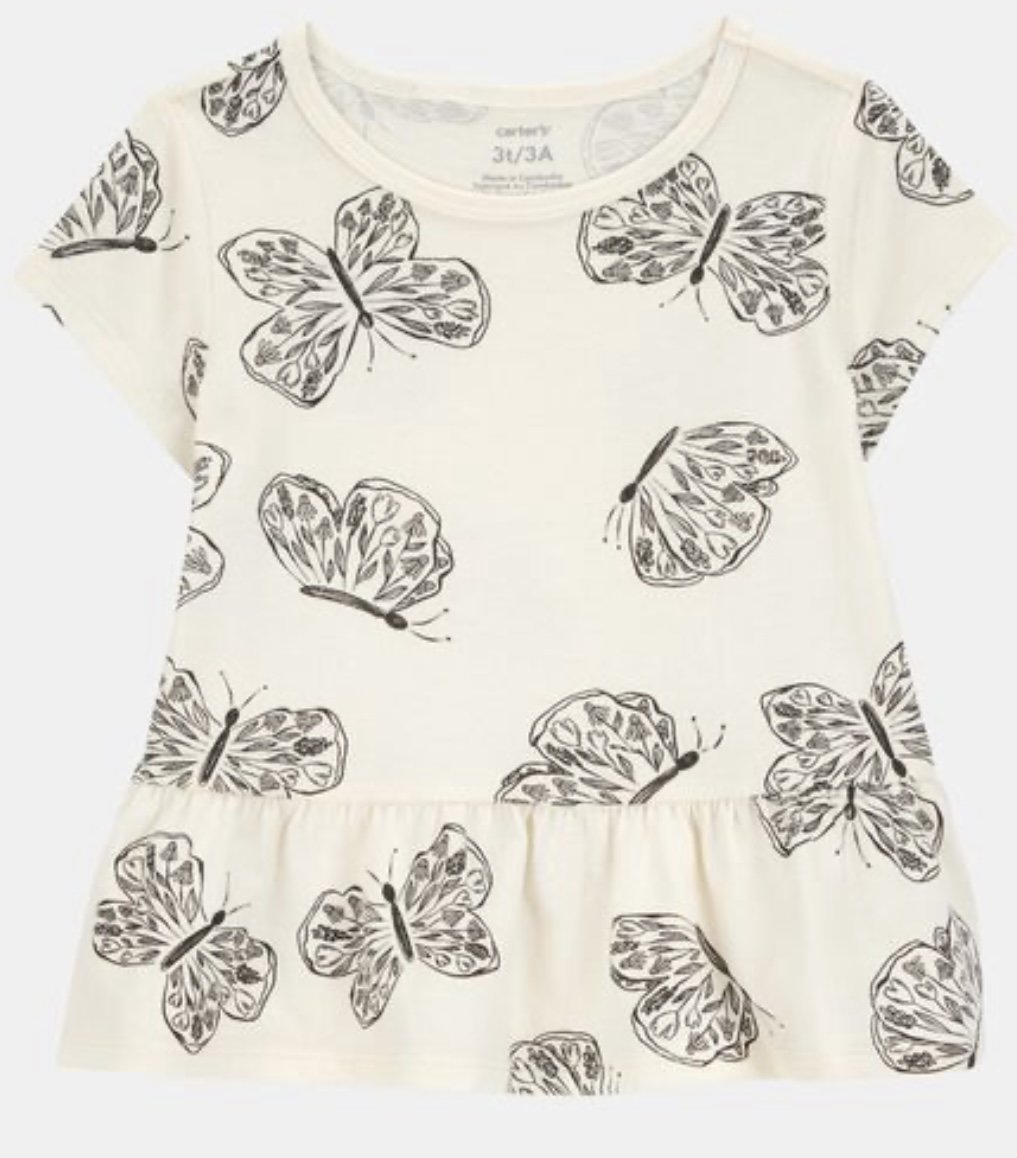 Carters Clearance Girls Peplum Top