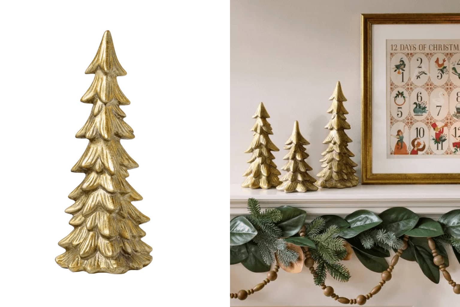 Large Antiqued Ceramic Tree - Christmas Mantle Decor From Target's Popular Designers, Starting at Only $5