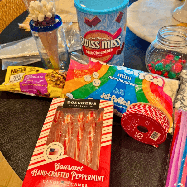 Reindeer Hot Chocolate Cones ingredients