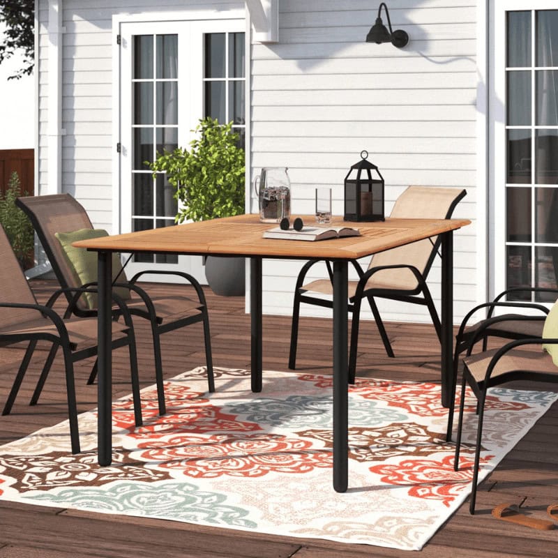 Arvonio Rectangular Outdoor Dining Table