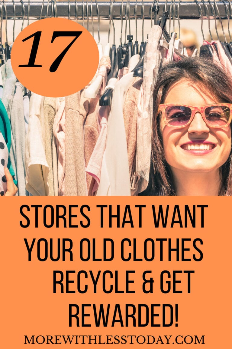 Recycle Your Old Clothes – 17 Stores That Want Your Old Clothes