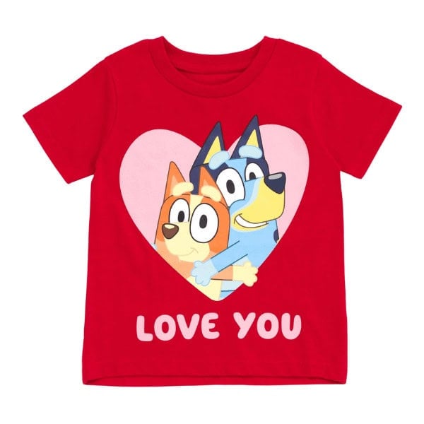 Bluey & Bingo Valentine's Day T-Shirt for Kids