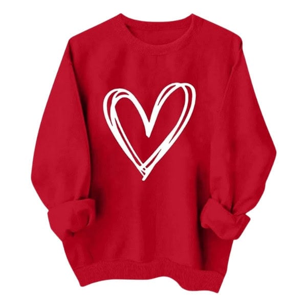 Casual Heart Valentine's Shirt - Cute Valentine's Day Sweaters and Tees