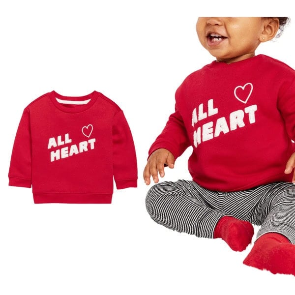 Crew-Neck Graphic Sweatshirt - Cute Valentine&rsquo;s Day Sweaters and Tees
