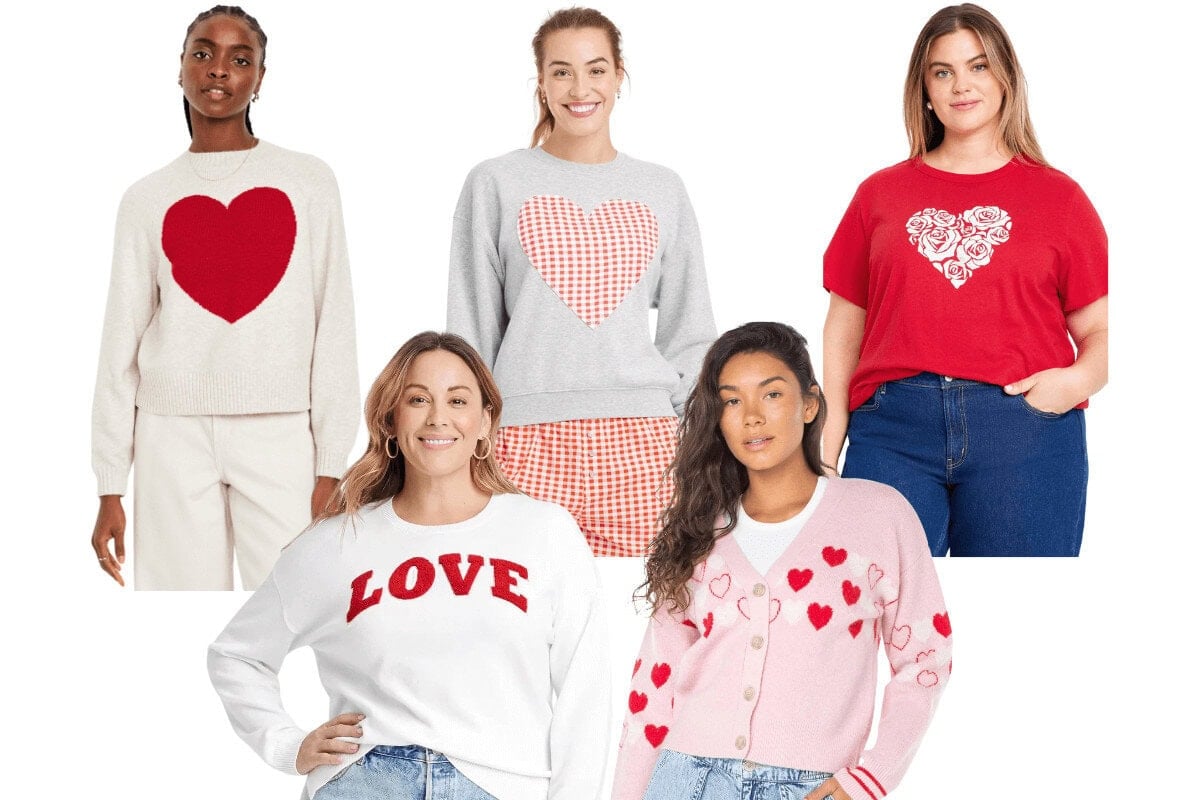 Cute Valentine&rsquo;s Day Sweaters and Tees