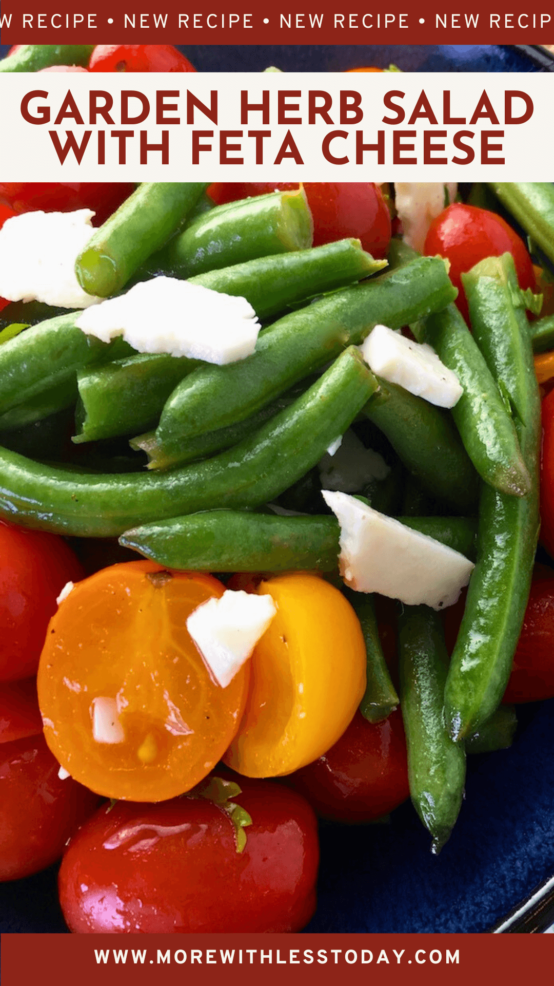 Refreshing Garden Herb Salad with Feta Cheese Recipe