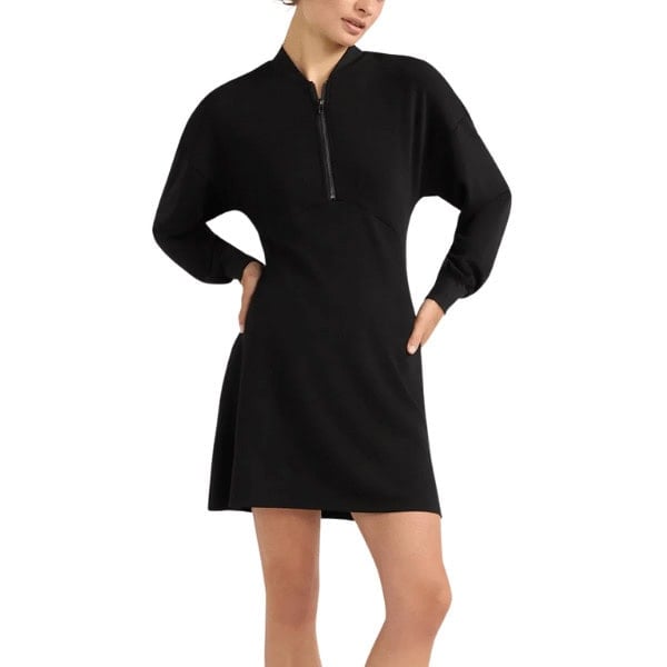 Ultimate ScubaKnit Zip Front Mini Dress - Walmart's Best Casual & Polished Wardrobe Staples
