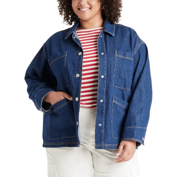 Denim Chore Coat - Target's Best Casual & Polished Staples for Women Over 50
