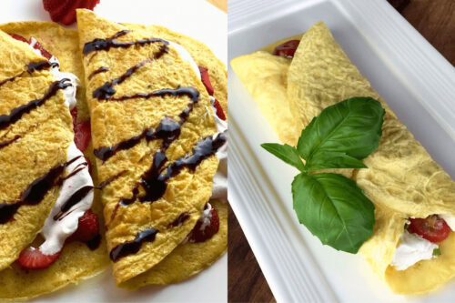 Flourless Sweet & Savory Crepes