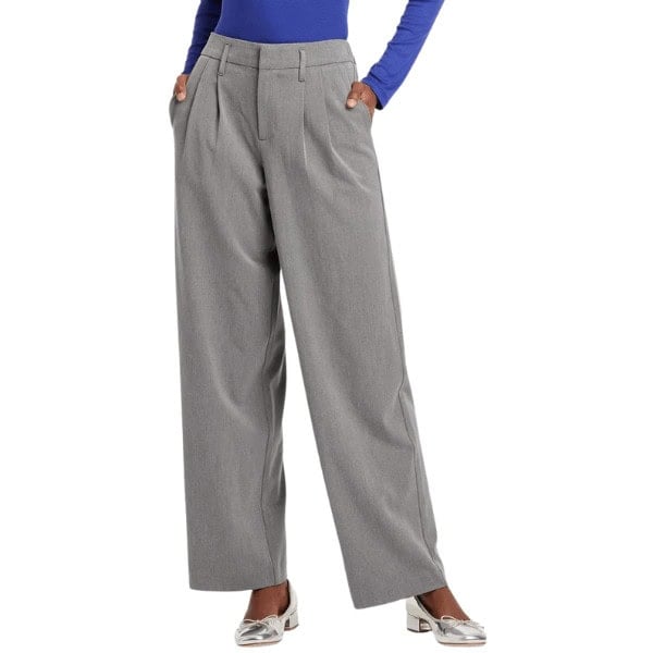 High-Rise Straight Trousers