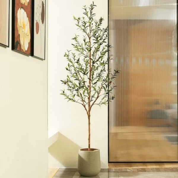 Artificial Indoor Olive Tree - Walmart Furniture and Accent Pieces for an Affordable Spring Refresh