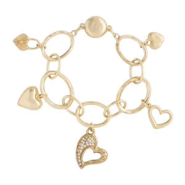 Heart Charm Bracelet - Ageless Style 50+ Spring Outfit From Chicos