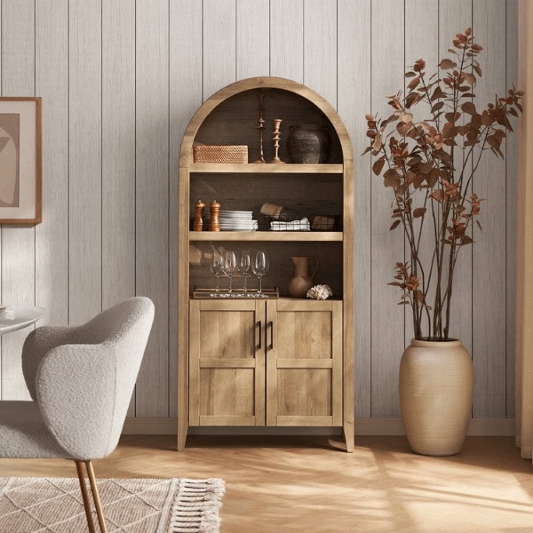 Lauren Arched Cabinet -Walmart Furniture and Accent Pieces for an Affordable Spring Refresh