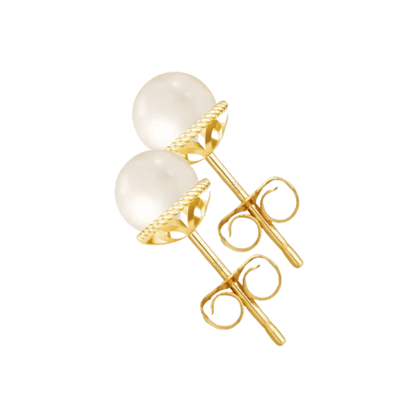 Sterling Silver Shell Pearl Earrings - Women Over 50 Fashion - Sophisticated and Timeless Look