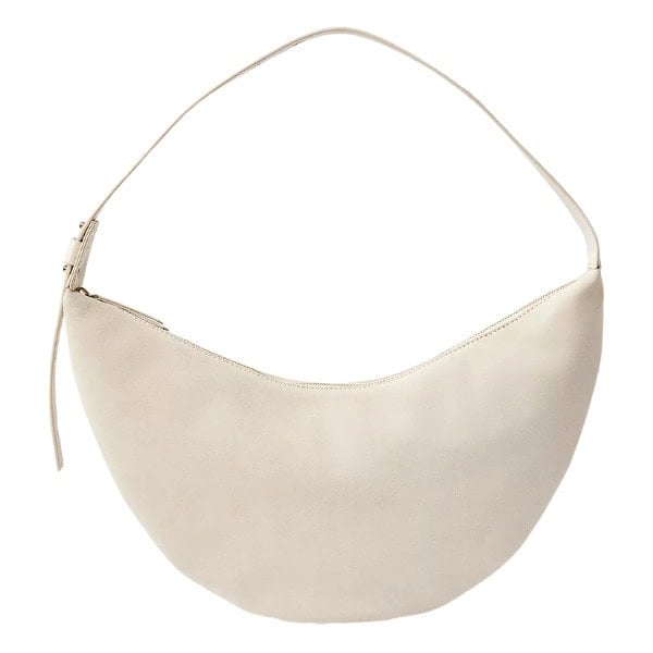 Suede Hobo Bag - Ageless Style Spring Neutrals