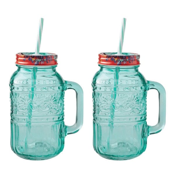 2-Pack Cassie Mason Jar Tumbler