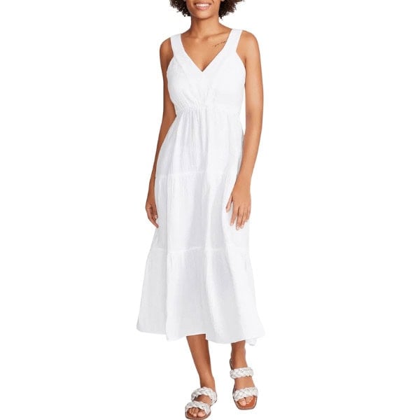 Amira Tiered Cotton Midi Dress - Budget-Friendly Spring Dresses Under $50 for Every Occasion