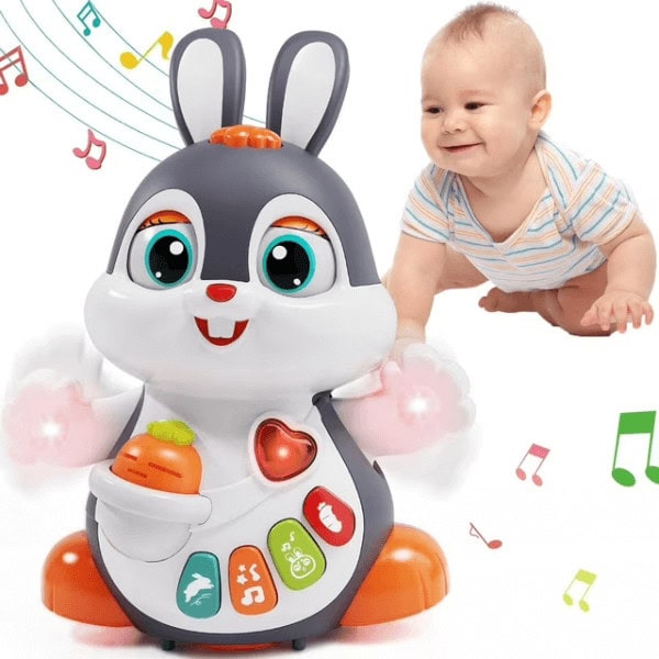 Baby Easter Bunny Musical Toy - Adorable Toy-Filled Easter Basket Ideas