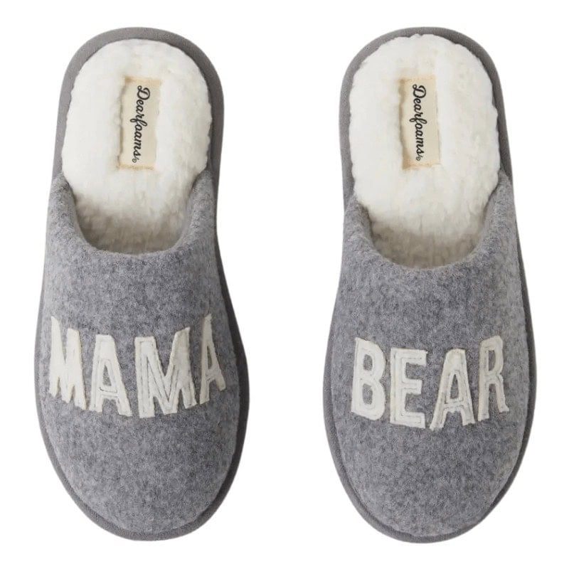 Carley Mama Bear Mom Scuff Slippers