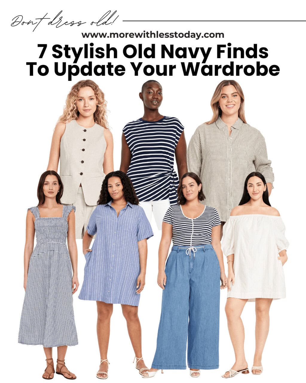 Don't Dress Old! 7 Stylish Old Navy Finds To Update Your Wardrobe - PIN