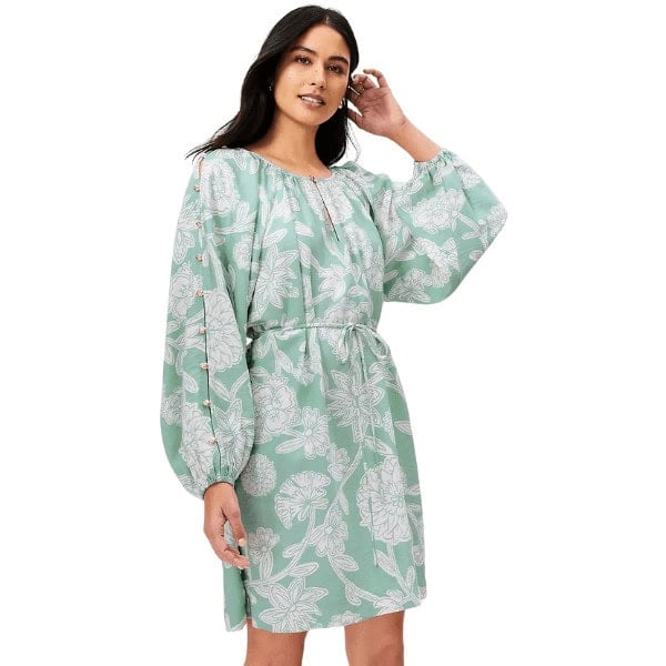 Floral Button Sleeve Mini Dress - Budget-Friendly Spring Dresses Under $50 for Every Occasion