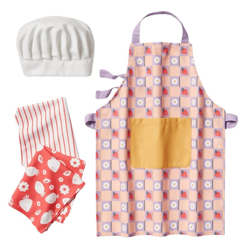 Girls' Apron with Chef Hat - Kitchen Helper Kits from Target
